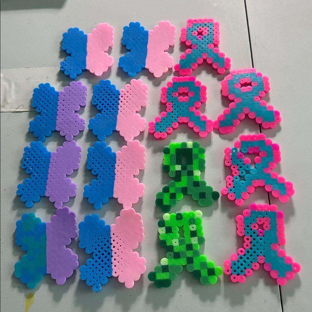 Remembrance Day Colorful Beaded Decoration Keychains